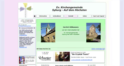 Desktop Screenshot of ev-kirche-syburg-hoechsten.de